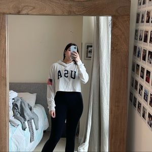 USA cropped sweatshirt